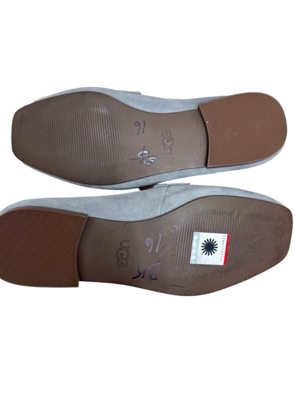 Ugg Janaya Suede Collapsable Slip-On in Cobble Grey Loafer Women's Size 6 - Picture 7 of 9